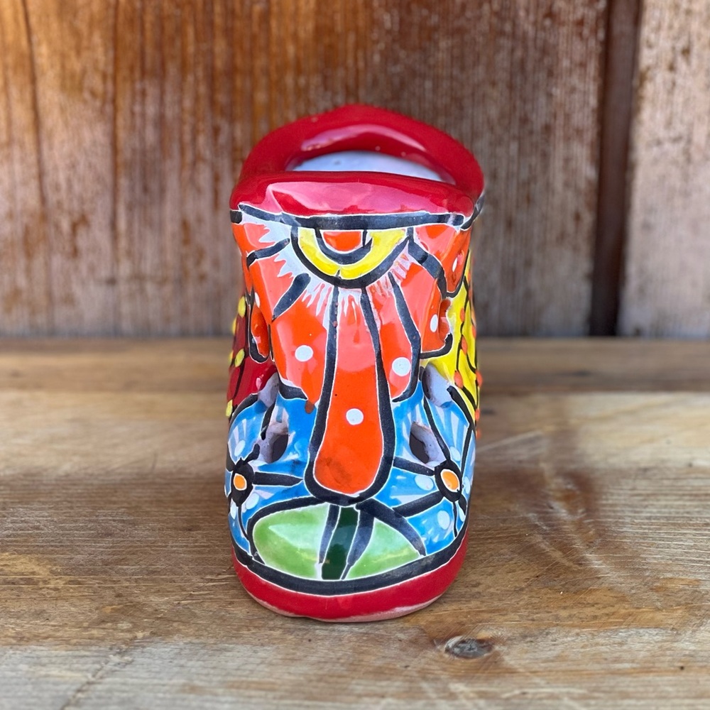 MEXICAN Talavera style shoe planter - Picture 5 of 11
